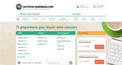 Desktop Screenshot of carrieres-publiques.com
